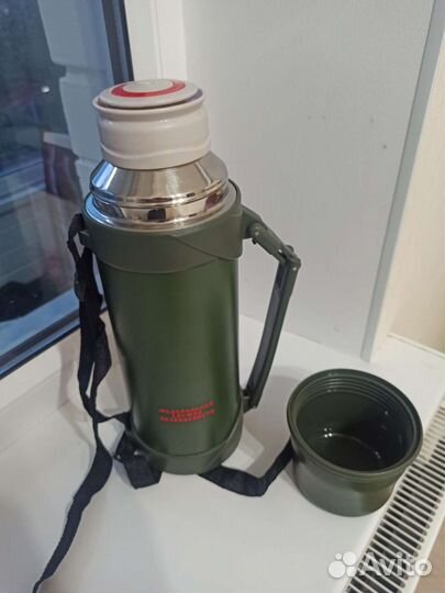 Термос с логотипом фсб, 1,2 л