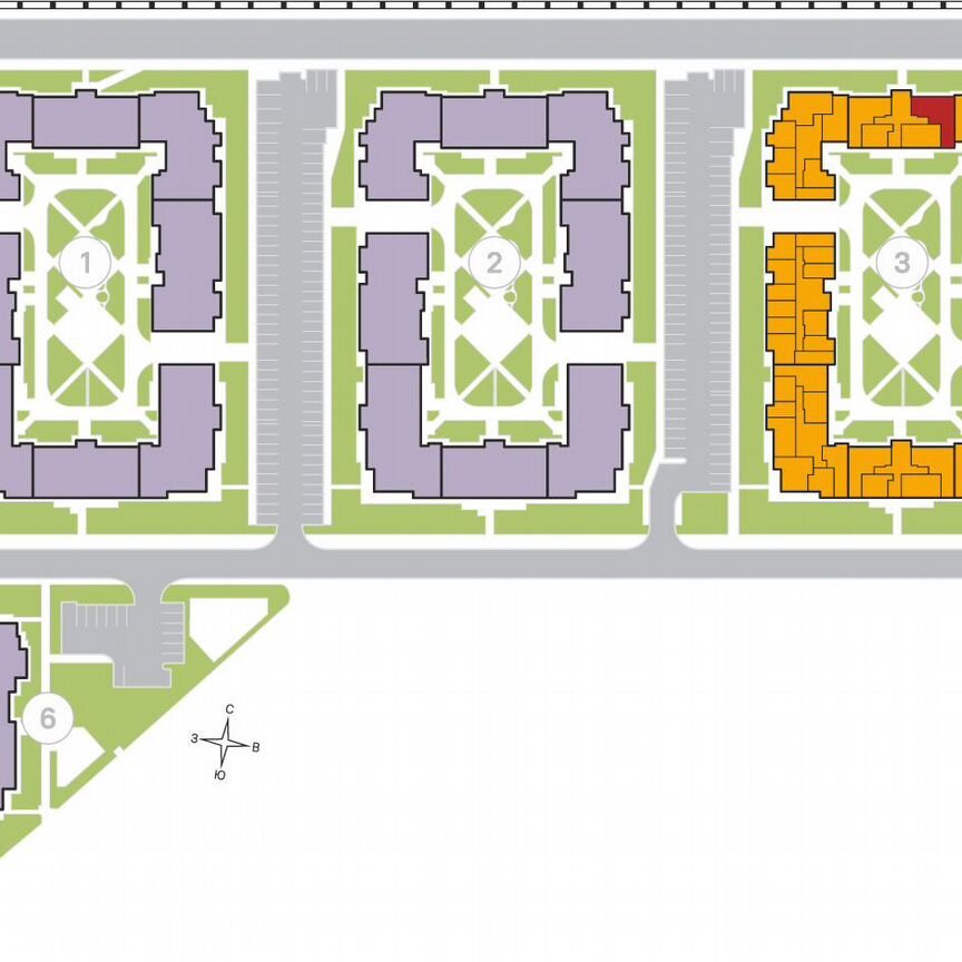 3-к. квартира, 78 м², 1/4 эт.