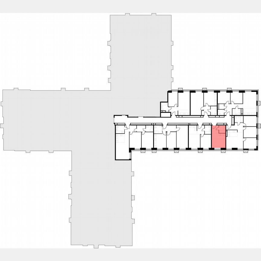 Апартаменты-студия, 22,9 м², 27/30 эт.
