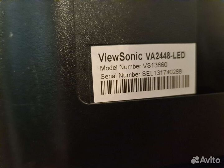 Монитор viewsonic 24 дюйма full hd