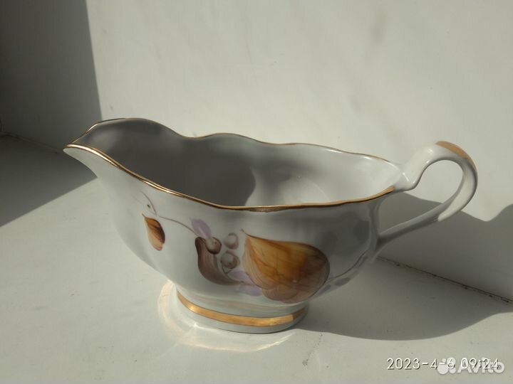 Соусник.Позолота. Новый. Из сервиза. СССР