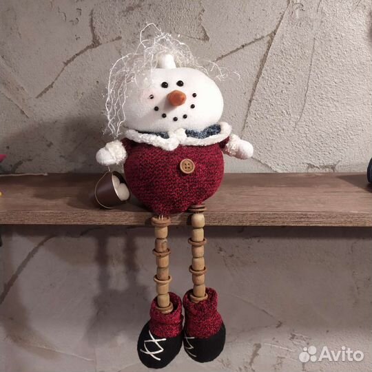 Снеговик игрушка новогодняя