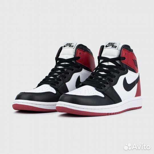 Кроссовки Nike Air Jordan 1 Black Toe with Fur