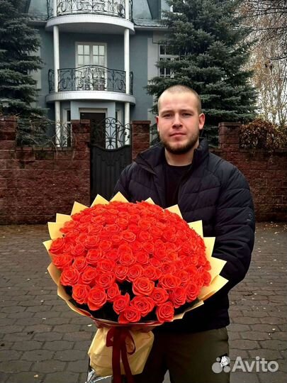 Розы красные премиум