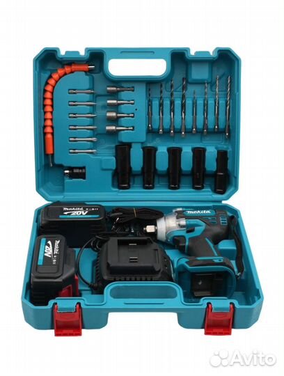 Аккумуляторный гайковерт бесщеточный 20v