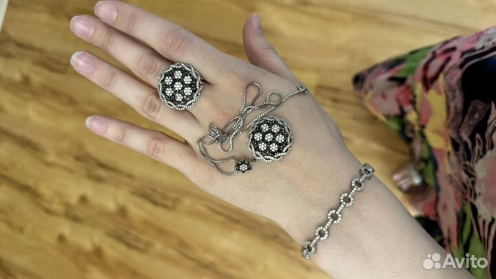 Серебряный комплект