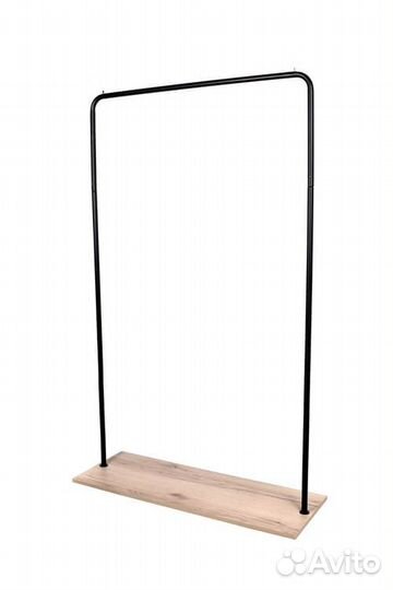 Стойка для одежды напольная с одной полкой