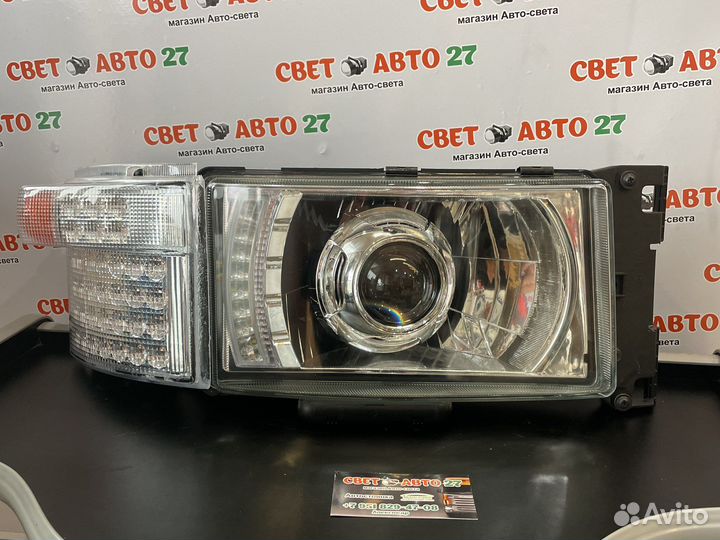 Bi LED, фары диодные Скания. Scania