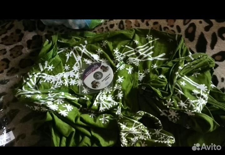 Слинг зелёный, удобный