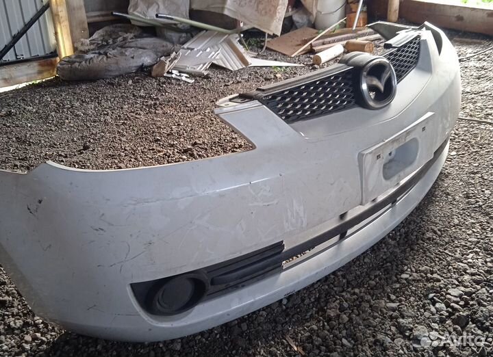 Бампер передний mazda demio DY3W