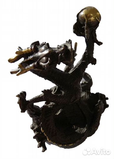 Дракон - Китайская Статуэтка из Бронзы RU*719