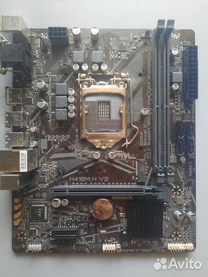 Материнская плата Gigabyte H410M H V3 lga 1200