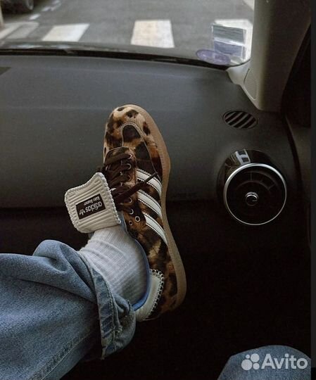 Кеды adidas samba леопардовые оригинал