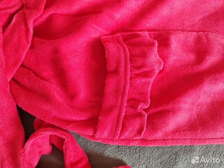 Халат махровый женский с капюшоном