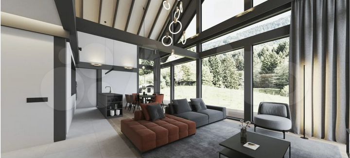 Коттедж 141 м² на участке 10 сот.