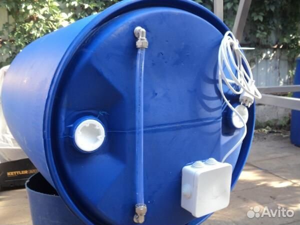 Бак - бочка для душа с подогревом