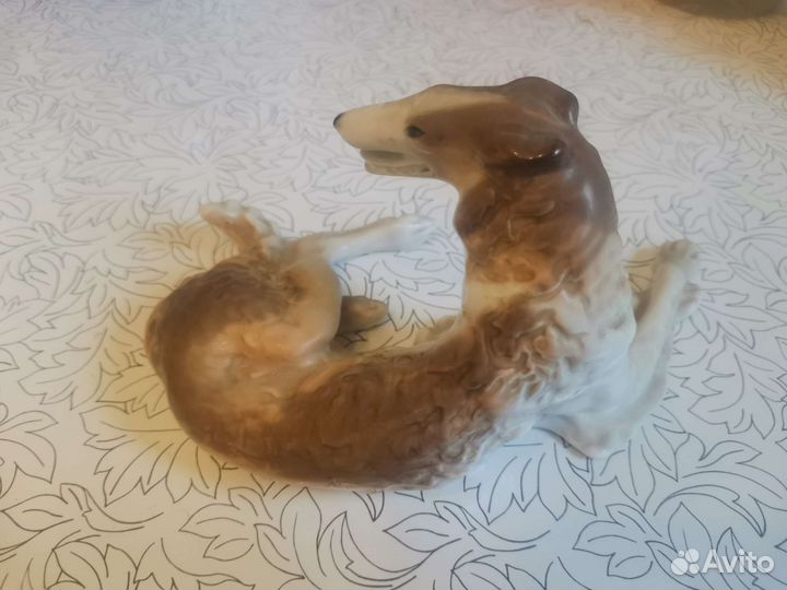 Фарфоровые статуэтки собак лфз
