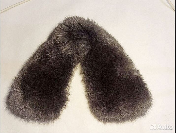 Меховой воротник песец