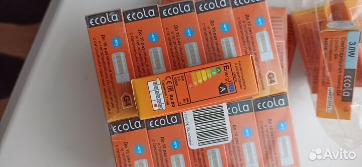 Светодиодная лампа Ecola G4, 3Вт, 6400K,капсула