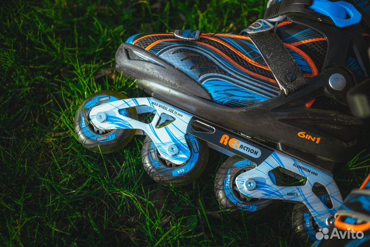 Ролики RE:Action TR13 раздвижные размер 36-41