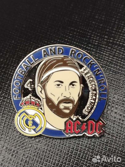 Значок Real Madrid AC/DC Серхио Рамос