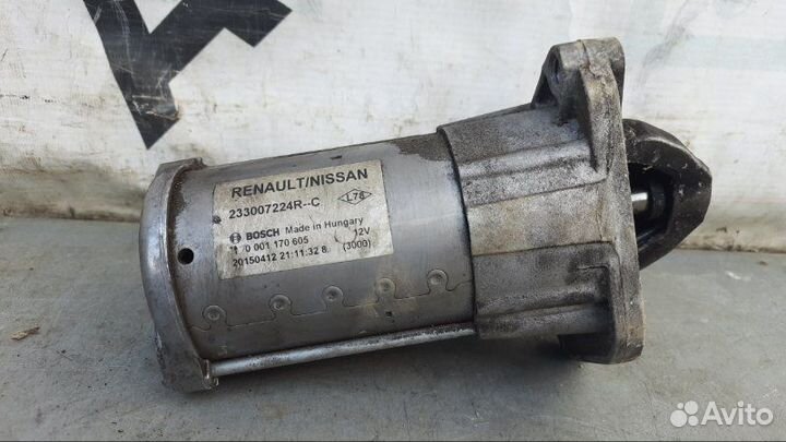 Стартер Nissan Qashqai 1.5 K9K 2015