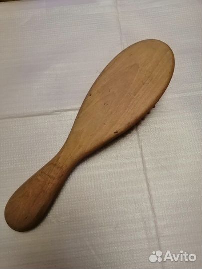 Расческа щетка деревянная