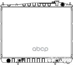32511003 Радиатор nissan pathfinder 3.5 00-05 3