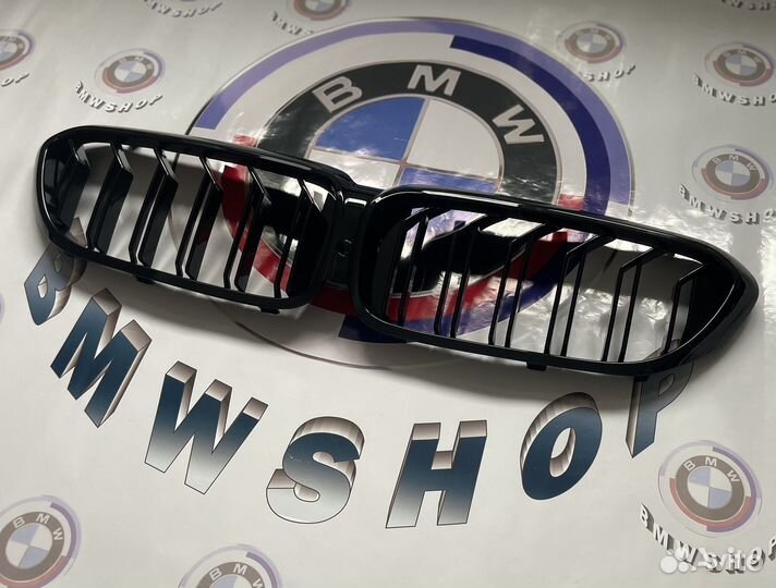 Решетки ноздри бмв G30 дорест стиль рест CS M5
