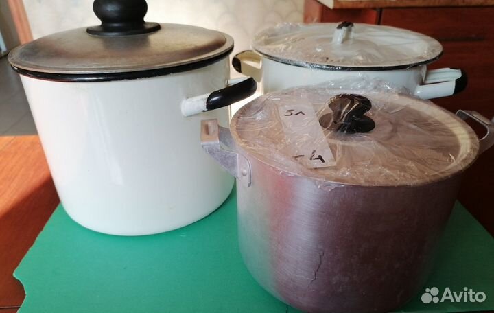 Кастрюля 7 литров эмалированная