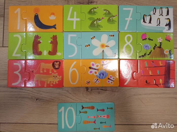 Пазлы djeco детские счёт для малышей