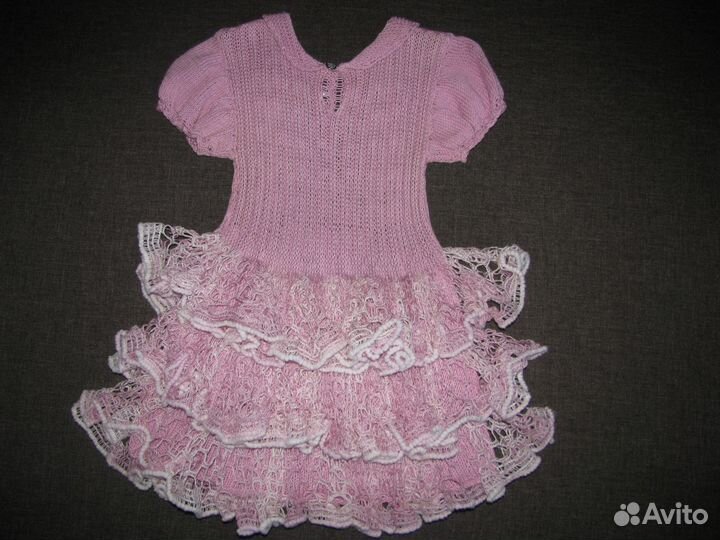 Платье вязанное