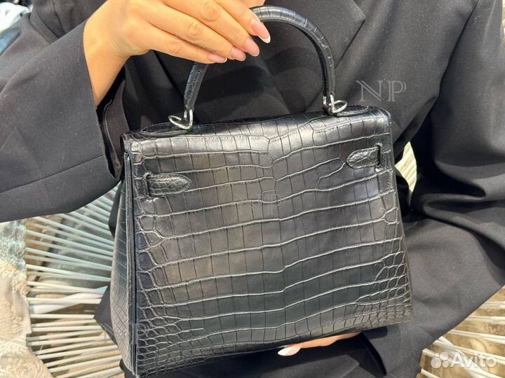 Сумка Hermes Kelly 28 matt croco