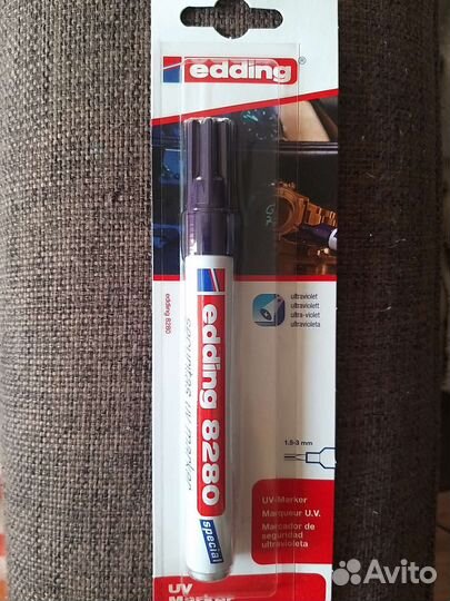 Edding 8280 уф, Маркер ультрафиолетовый 1.5-3мм