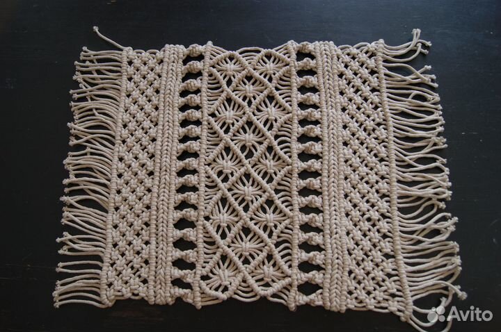 Коврик - макраме