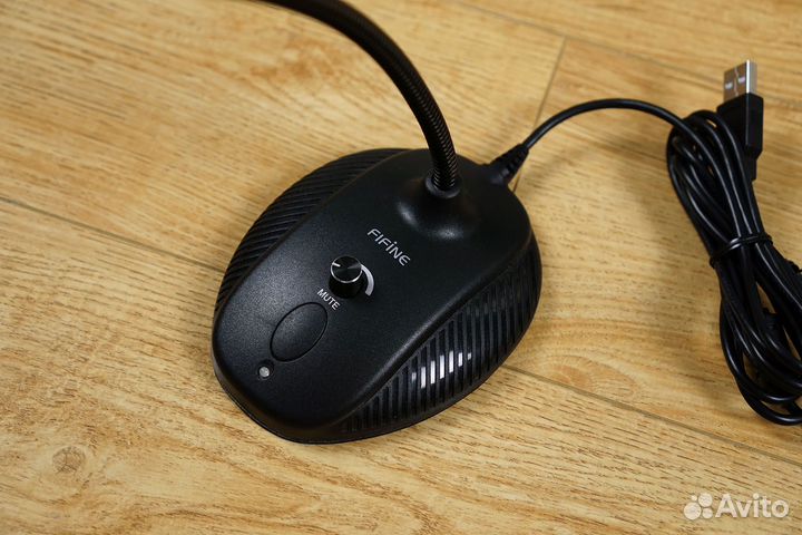 Микрофон Fifine USB для пк (с гибкой ножкой)