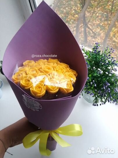 Съедобные букеты. Цветы из шоколада