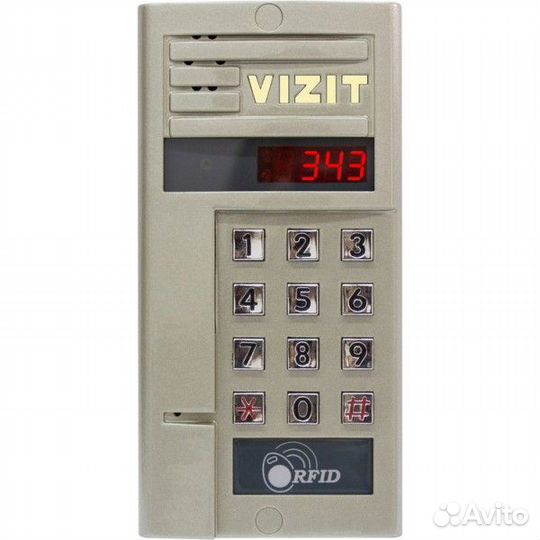 Vizit бвд-343rcpl вызывная панель видеодомофона