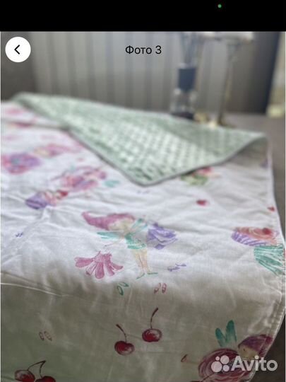 Плед одеяло для девочки 100*100