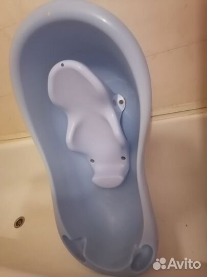 Ванночка для купания с горкой