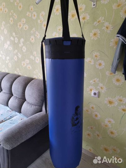 Боксерский мешок кожаный