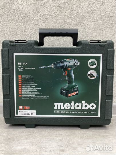 Аккумуляторный шуруповерт Metabo BS 14.4