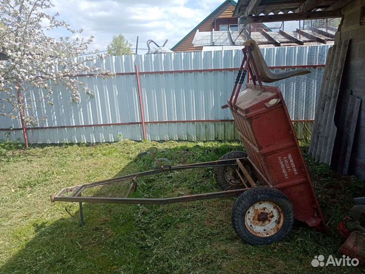Телега для мотоблока бу