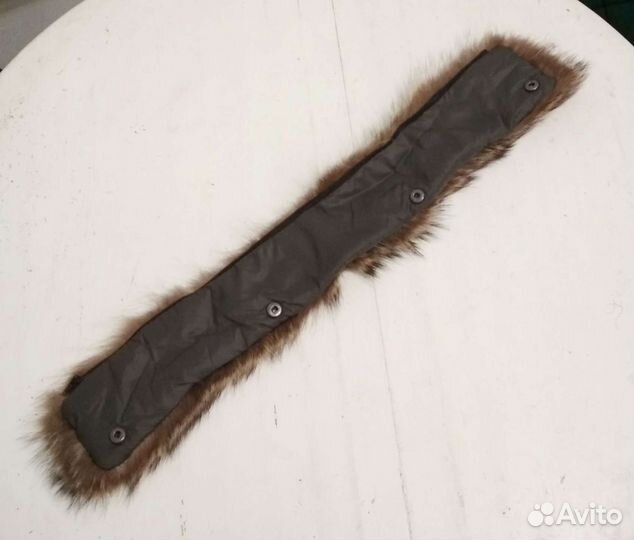 Меховой воротник енот