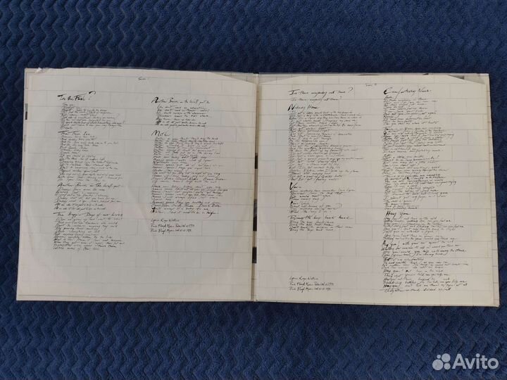 Pink Floyd The Wall 2 LP Gema