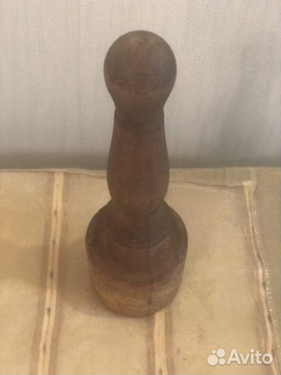 Толкушка деревянная старинная