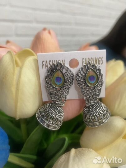 Индийские серьги