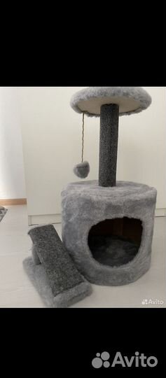 Домик для кошки с когтеточкой