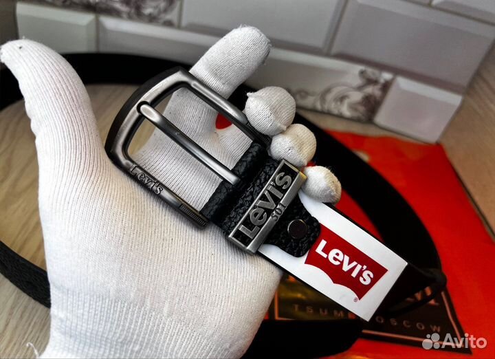 Кожаный ремень мужской Levi’s