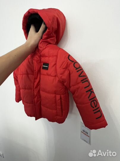 Calvin klein детская куртка демисезонная